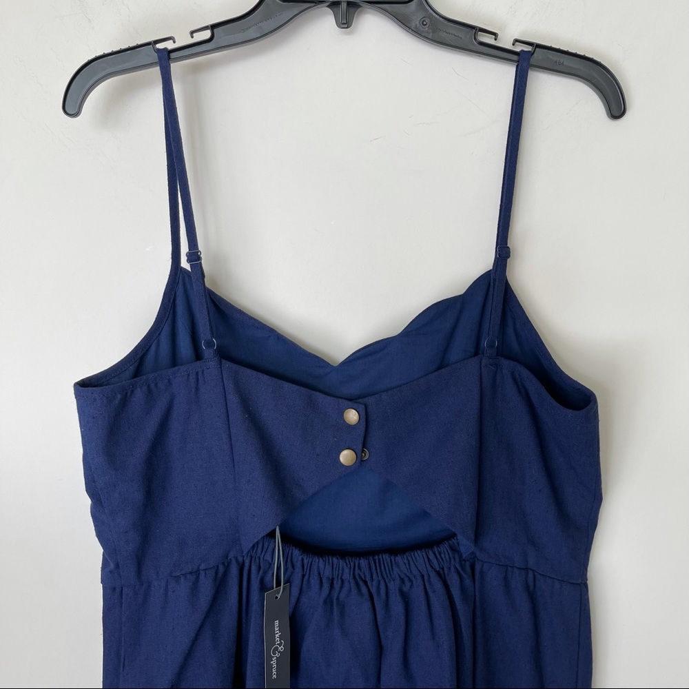 NWT Market & Spruce Crissie Strap Linen Dress XL - Picture 6 of 12